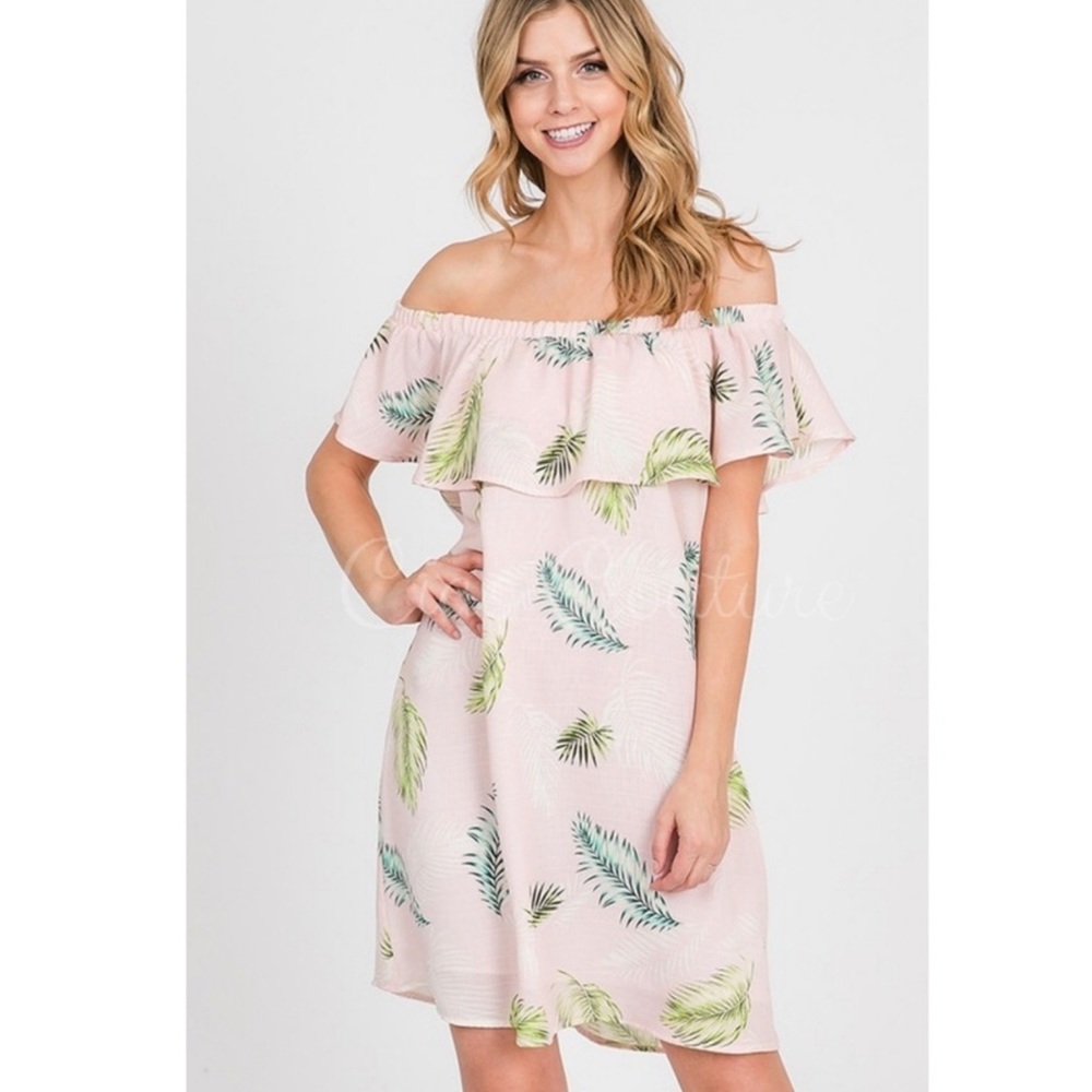 New. Peach tunic dress